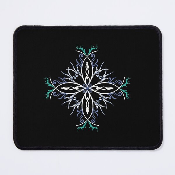 Item preview, Hand-drawn intricate radial design Green, Blue and White designed and sold by Acsah David.