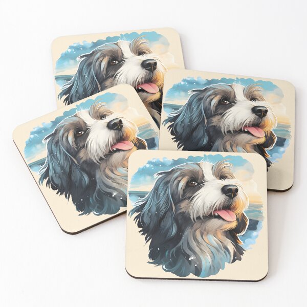 Item preview, Cute Bearded Collie Art. Dog Lovers Art.  designed and sold by Trendelicious.