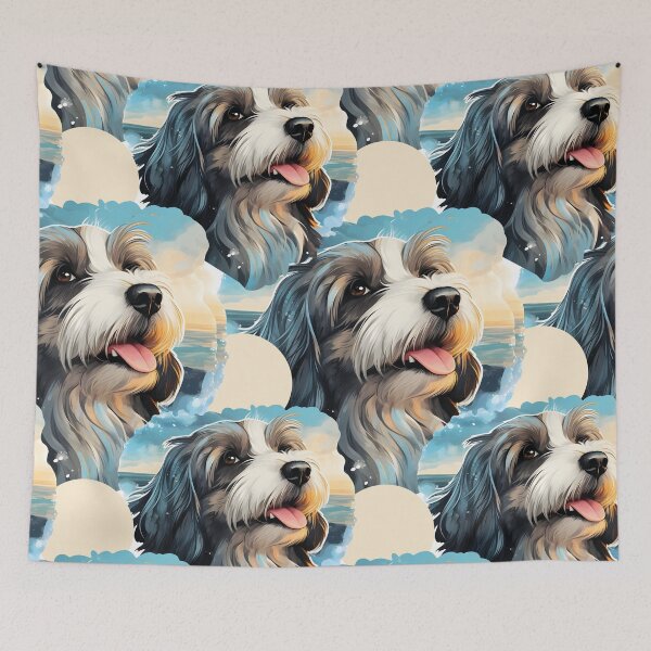 Item preview, Cute Bearded Collie Art. Dog Lovers Art.  designed and sold by Trendelicious.