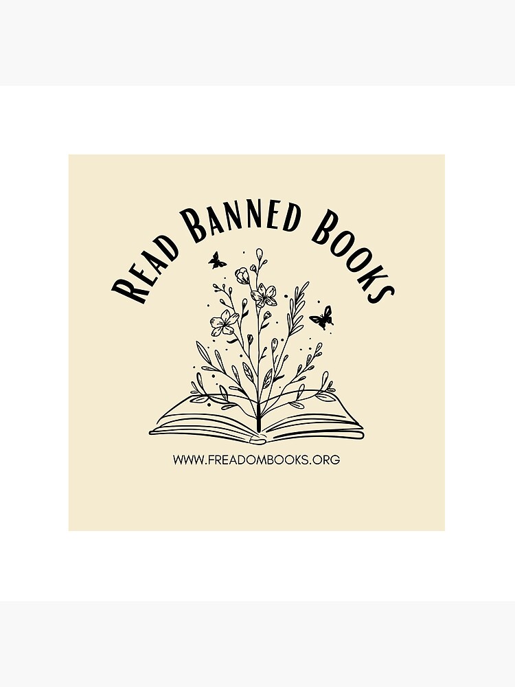 Thumbnail 3 of 3, Pin, Read Banned Books designed and sold by FreadomBooks.