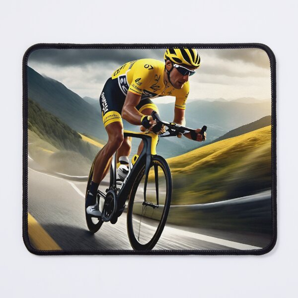 Item preview, Determined descent - professional cyclists at the front of the field designed and sold by MarcoSc11.