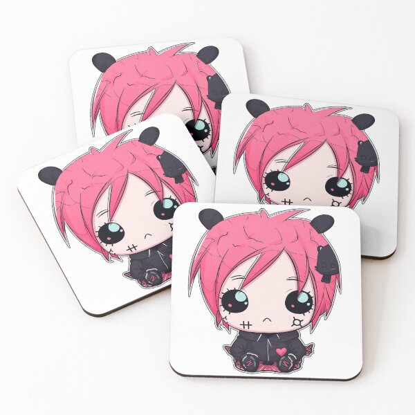 Item preview, Emo Pink Kawaii Plushie  designed and sold by Anima-aesthetic.