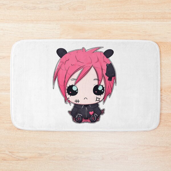 Item preview, Emo Pink Kawaii Plushie  designed and sold by Anima-aesthetic.