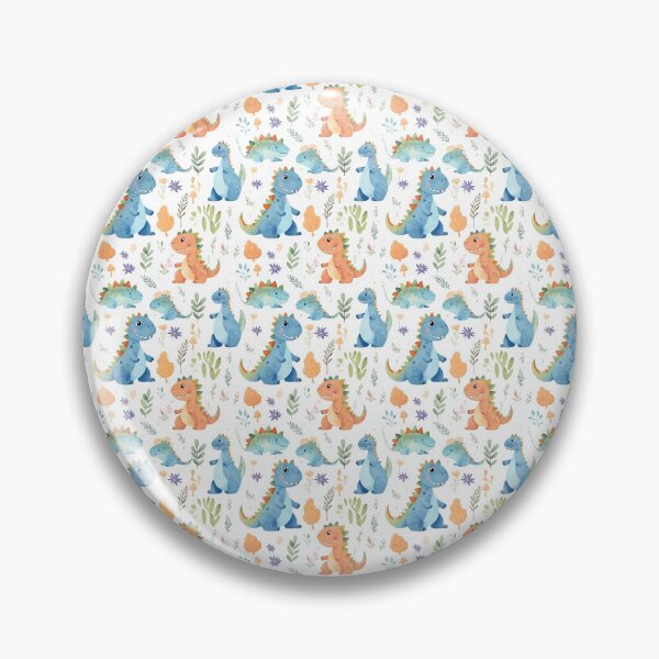 Item preview, Dino Dreams: Whimsical Watercolor Patterns with Cute Dinosaur Delights designed and sold by qoodesignstudio.