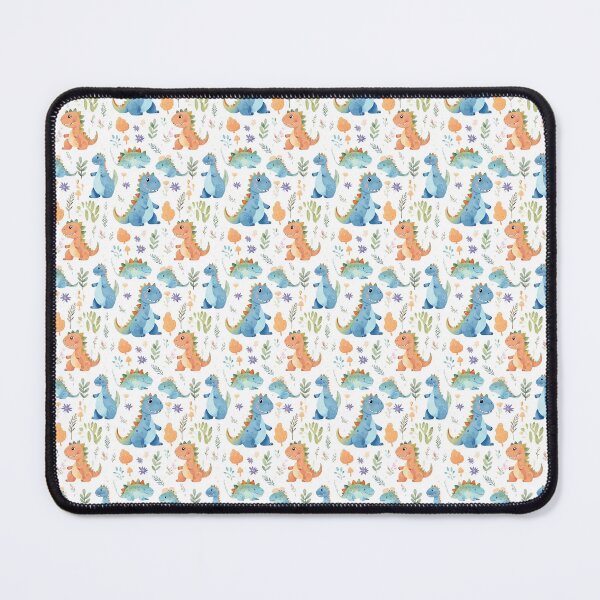 Item preview, Dino Dreams: Whimsical Watercolor Patterns with Cute Dinosaur Delights designed and sold by qoodesignstudio.