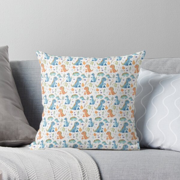 Item preview, Dino Dreams: Whimsical Watercolor Patterns with Cute Dinosaur Delights designed and sold by qoodesignstudio.