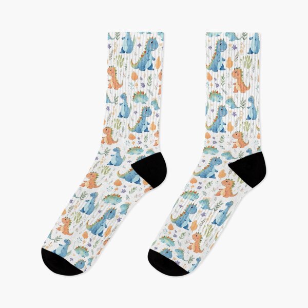 Item preview, Dino Dreams: Whimsical Watercolor Patterns with Cute Dinosaur Delights designed and sold by qoodesignstudio.