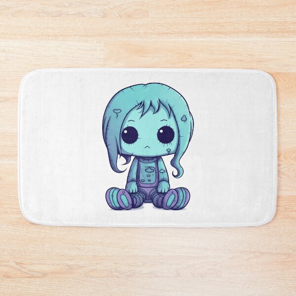 Item preview, Emo Blue Kawaii Plushie designed and sold by Anima-aesthetic.