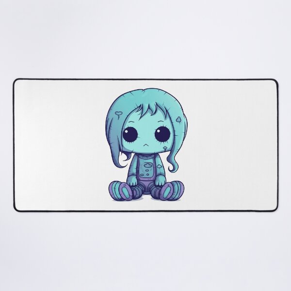 Item preview, Emo Blue Kawaii Plushie designed and sold by Anima-aesthetic.