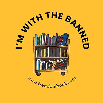 Artwork thumbnail, Book Cart: I'm with the banned by FreadomBooks