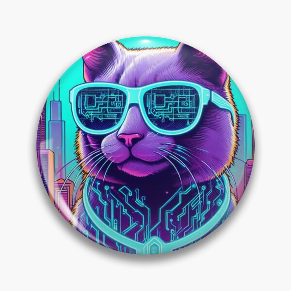 Item preview, Meet Cyber ​​Cat Design designed and sold by Creative1cat.