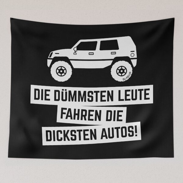 Item preview, The stupidest people drive the fattest cars! (white) designed and sold by Roderix.