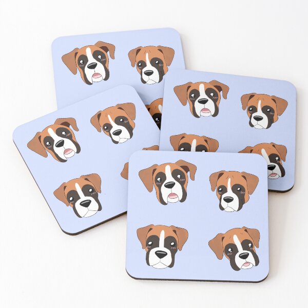 Item preview, Cute boxer dog face pack  designed and sold by Yaragold.