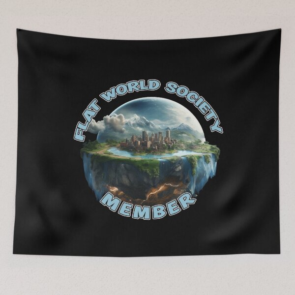 Item preview, Flat World Society Member designed and sold by PepeCartoon.