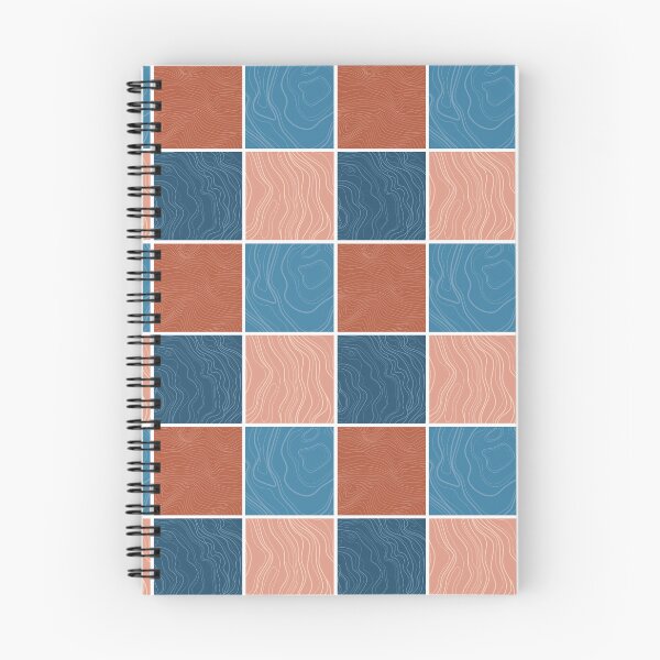 Item preview, Contour repeating abstract pattern designed and sold by ModernAndFunky.