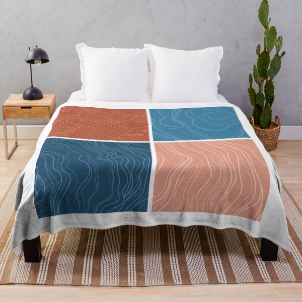 Item preview, Contour repeating abstract pattern designed and sold by ModernAndFunky.