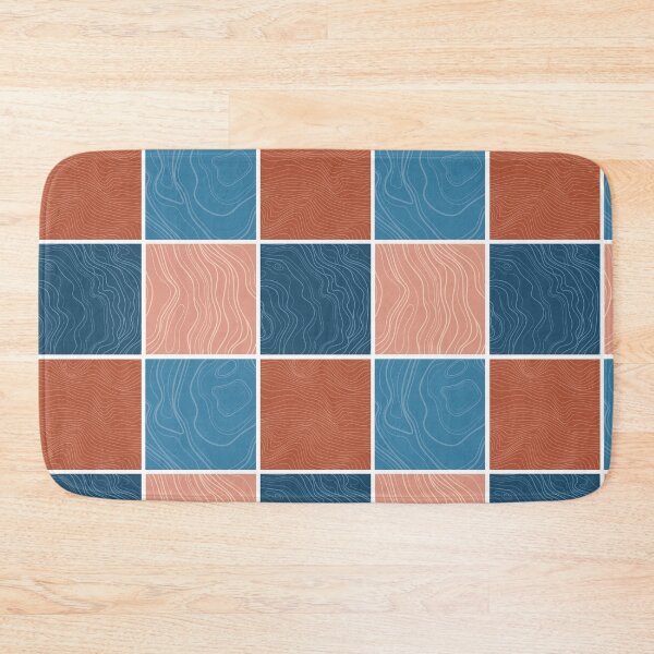 Item preview, Contour repeating abstract pattern designed and sold by ModernAndFunky.