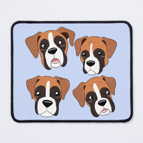 Artikelvorschau, Niedliches Boxer-Hundegesichtsmuster entworfen und verkauft von Yaragold.