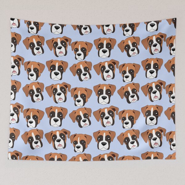 Item preview, Cute boxer dog face pattern  designed and sold by Yaragold.