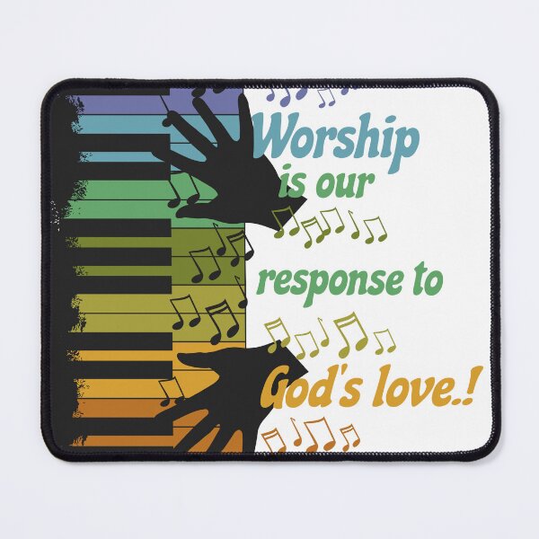 Item preview, Worship is our response to God's love :Groovy Worship Leader designed and sold by JazzyCrafting.