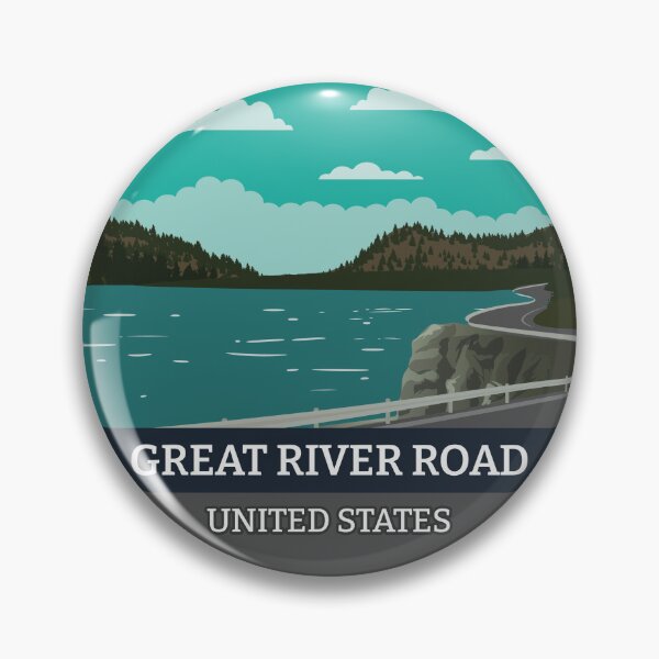 Item preview, Great River Road USA designed and sold by AestheticColor.