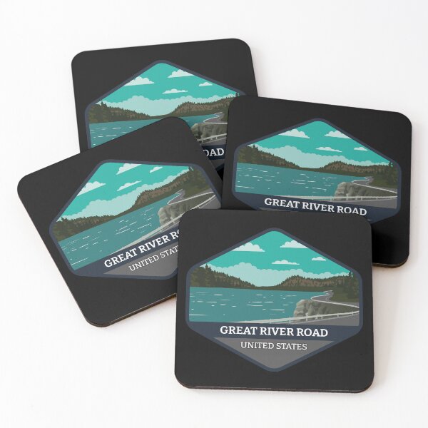 Item preview, Great River Road USA designed and sold by AestheticColor.