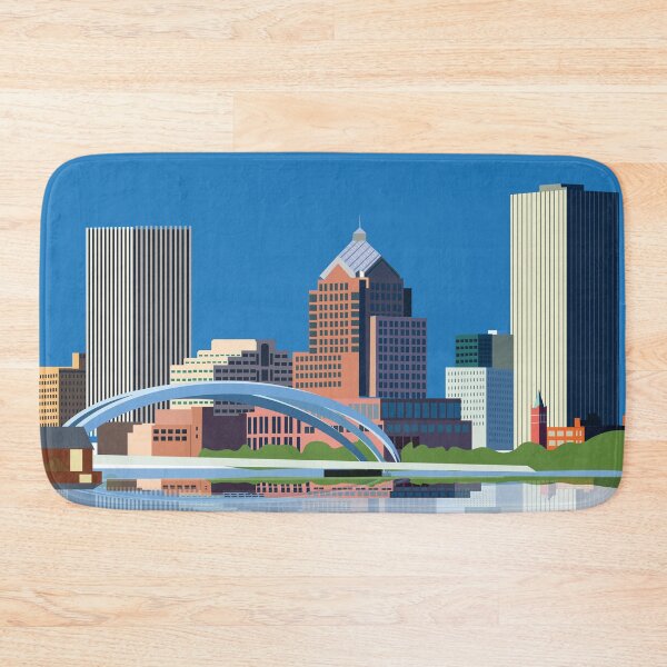 Item preview, Rochester New York travel poster designed and sold by Arctic frame studio.
