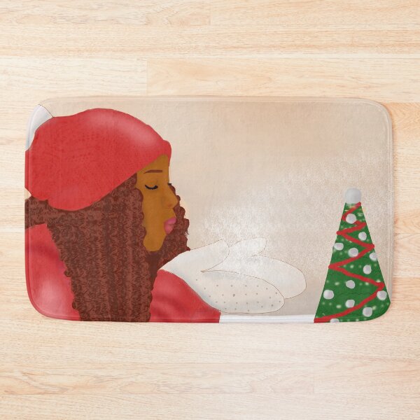 Item preview, Christmas in the Snow - African American Girl designed and sold by Cecetyshay.