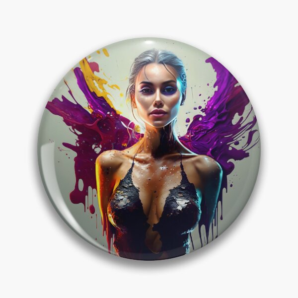 Item preview, Digital Artwork Dark Angel With Purple Wings designed and sold by ManuelAndreas.