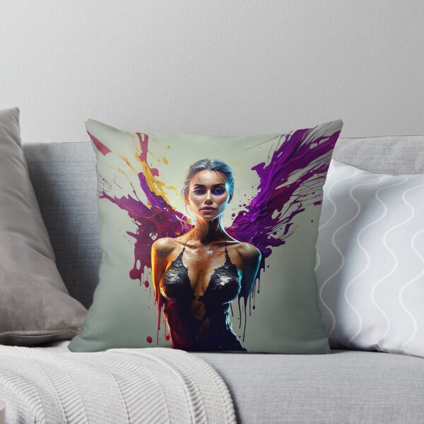 Item preview, Digital Artwork Dark Angel With Purple Wings designed and sold by ManuelAndreas.