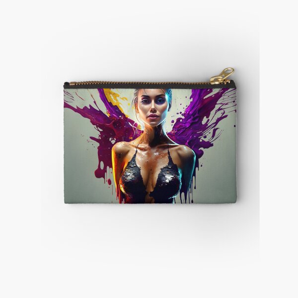 Item preview, Digital Artwork Dark Angel With Purple Wings designed and sold by ManuelAndreas.