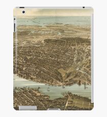 Vintage Pictorial Map of Norfolk Virginia (1892) iPad Case/Skin