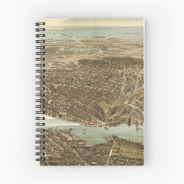 Item preview, Vintage Pictorial Map of Norfolk Virginia (1892) designed and sold by BravuraMedia.
