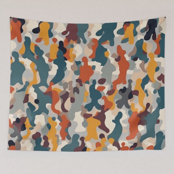 Item preview, a group of people running in a camouflage pattern designed and sold by Enga6.