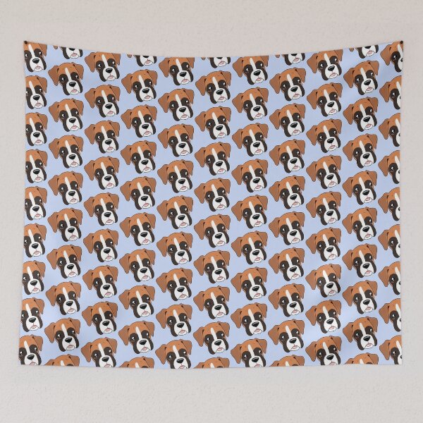Item preview, Cute cartoon boxer dog face designed and sold by Yaragold.