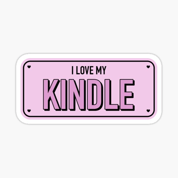 I Love My Kindle / Book Lover Aesthetic Merch in Pastel Purple Lavender  Bumper Sticker Kindle Enthusiasts Decor Ideas Tbr Smuttok Fourth Wing  Sticker for Sale by Latinoladas