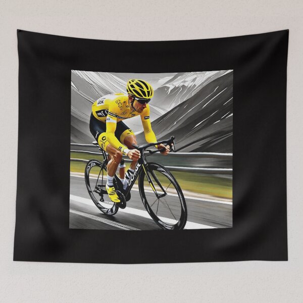Item preview, Yellow Horizons: Mountain Racing Reverie designed and sold by MarcoSc11.