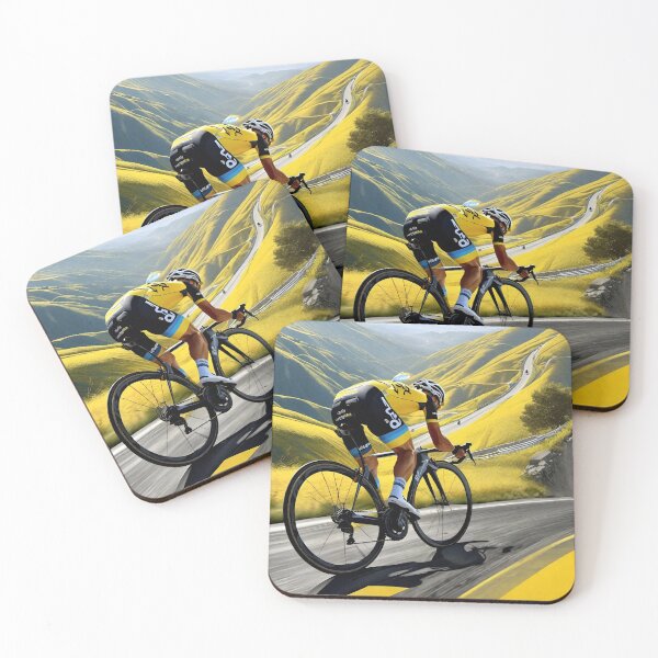 Item preview, Dreamland Descent: Yellow Jersey Cascade designed and sold by MarcoSc11.