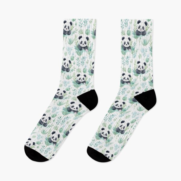 Item preview, Panda Love: Adorable Watercolor Patterns Celebrating the Beloved Pandas designed and sold by qoodesignstudio.