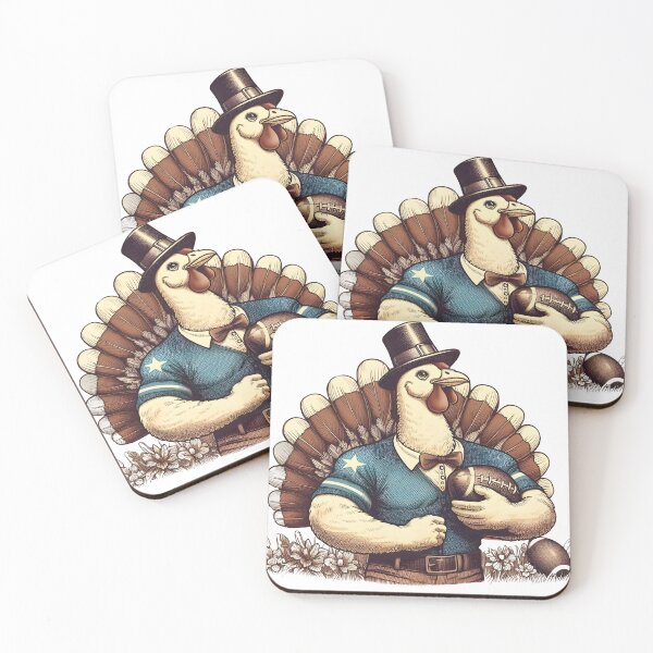 Item preview, Thanksgiving Football Turkey designed and sold by GalaxyGraffiti.