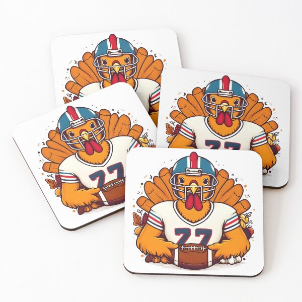 Item preview, Thanksgiving Football Turkey designed and sold by GalaxyGraffiti.