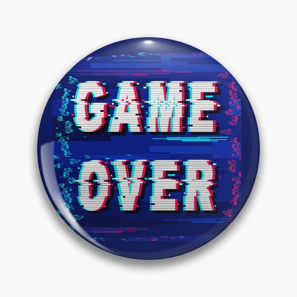 Item preview, Game Over Glitch Text Distorted designed and sold by BluedarkArt.
