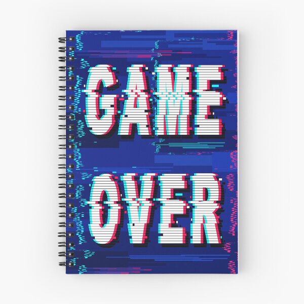 Item preview, Game Over Glitch Text Distorted designed and sold by BluedarkArt.