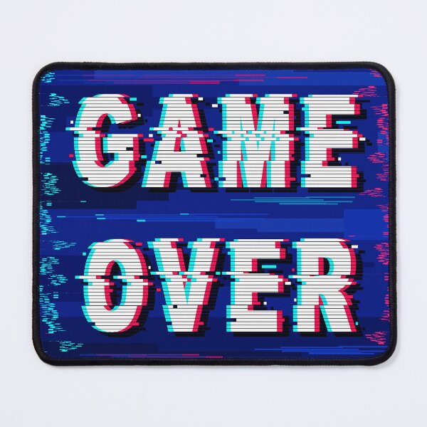 Item preview, Game Over Glitch Text Distorted designed and sold by BluedarkArt.