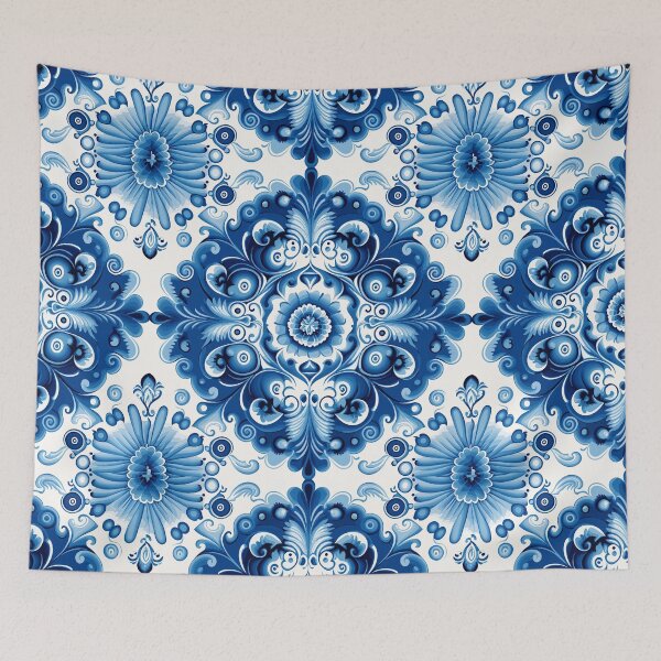 Item preview, Gzhel of Russia Pattern designed and sold by Ellimade.