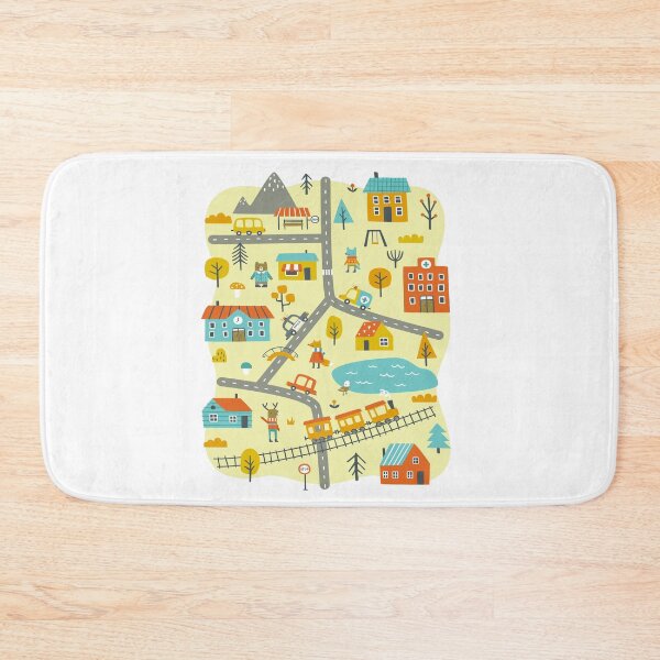 Item preview, Play Cars On Dad's Back Mat Road Car Race Track designed and sold by 365CarMods Official.