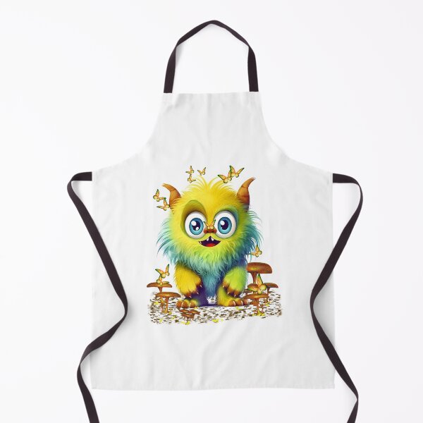 Item preview, Furry little creature surprised by butterflies, fantasy art designed and sold by LoneAngel.