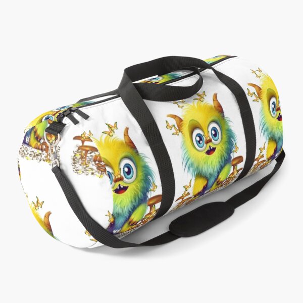 Item preview, Furry little creature surprised by butterflies, fantasy art designed and sold by LoneAngel.