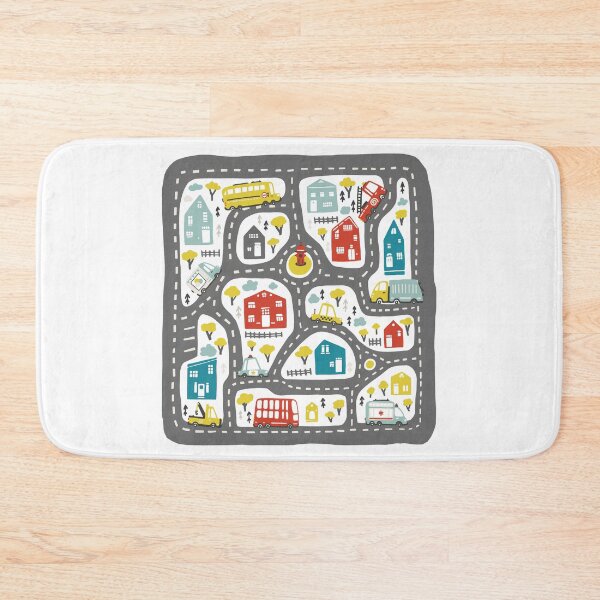 Item preview, Play Cars On Dad's Back Mat Road Car Race Track designed and sold by 365CarMods Official.