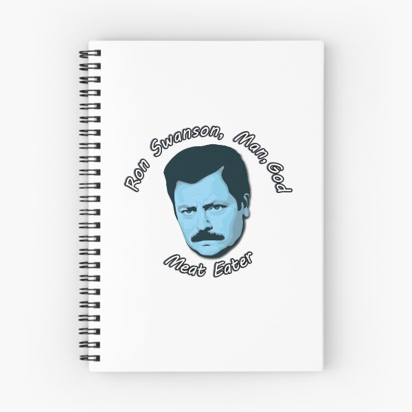 Item preview, Ron Swanson, man, God, meat eater! (Transparent background) designed and sold by PicsByTony.